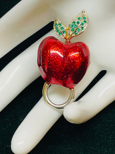 Apple Eyeglasses Holder Brooch/Pendant